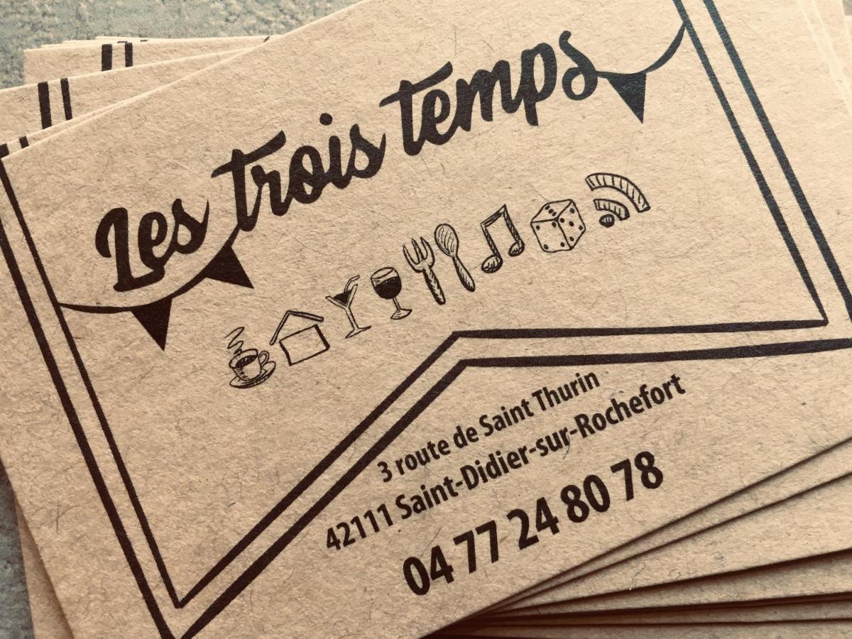 فندق Les Trois Temps Saint-Didier-sur-Rochefort المظهر الخارجي الصورة